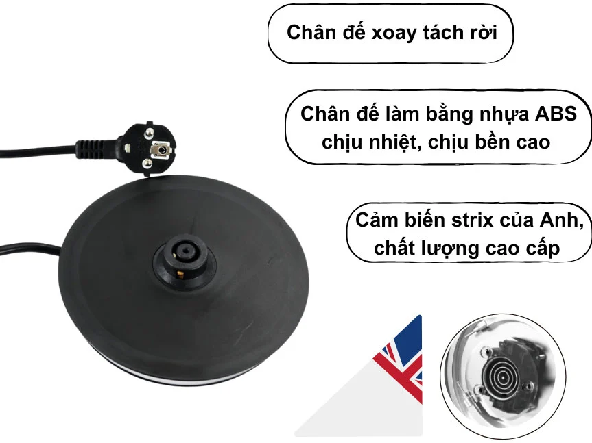 Ấm đun nước Gkoch HB-K102A 1.800W