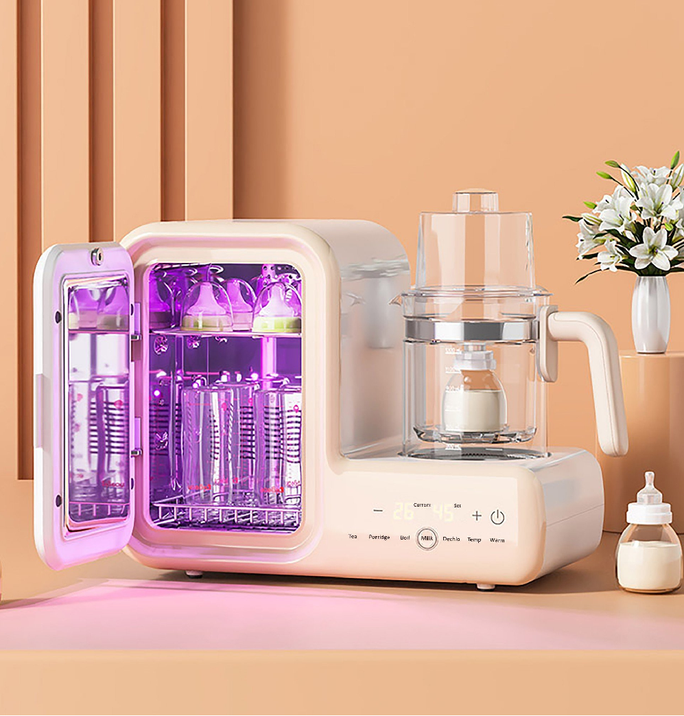 Máy tiệt trùng - Đun nước hâm sữa đa chức năng SHAVI bản nâng cấp 10 in 1