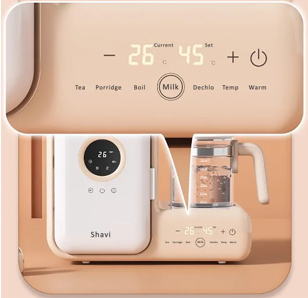Máy tiệt trùng - Đun nước hâm sữa đa chức năng SHAVI bản nâng cấp 10 in 1