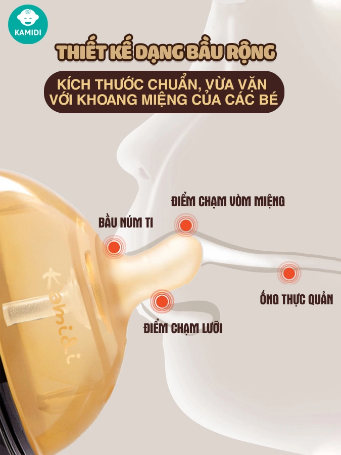Bình sữa Kamidi dành cho bé yêu