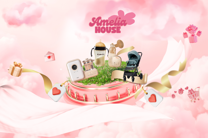 Ưu đãi đặc biệt tại Amelia House – Mua sắm đồ sơ sinh dễ dàng  và tiết kiệm hơn