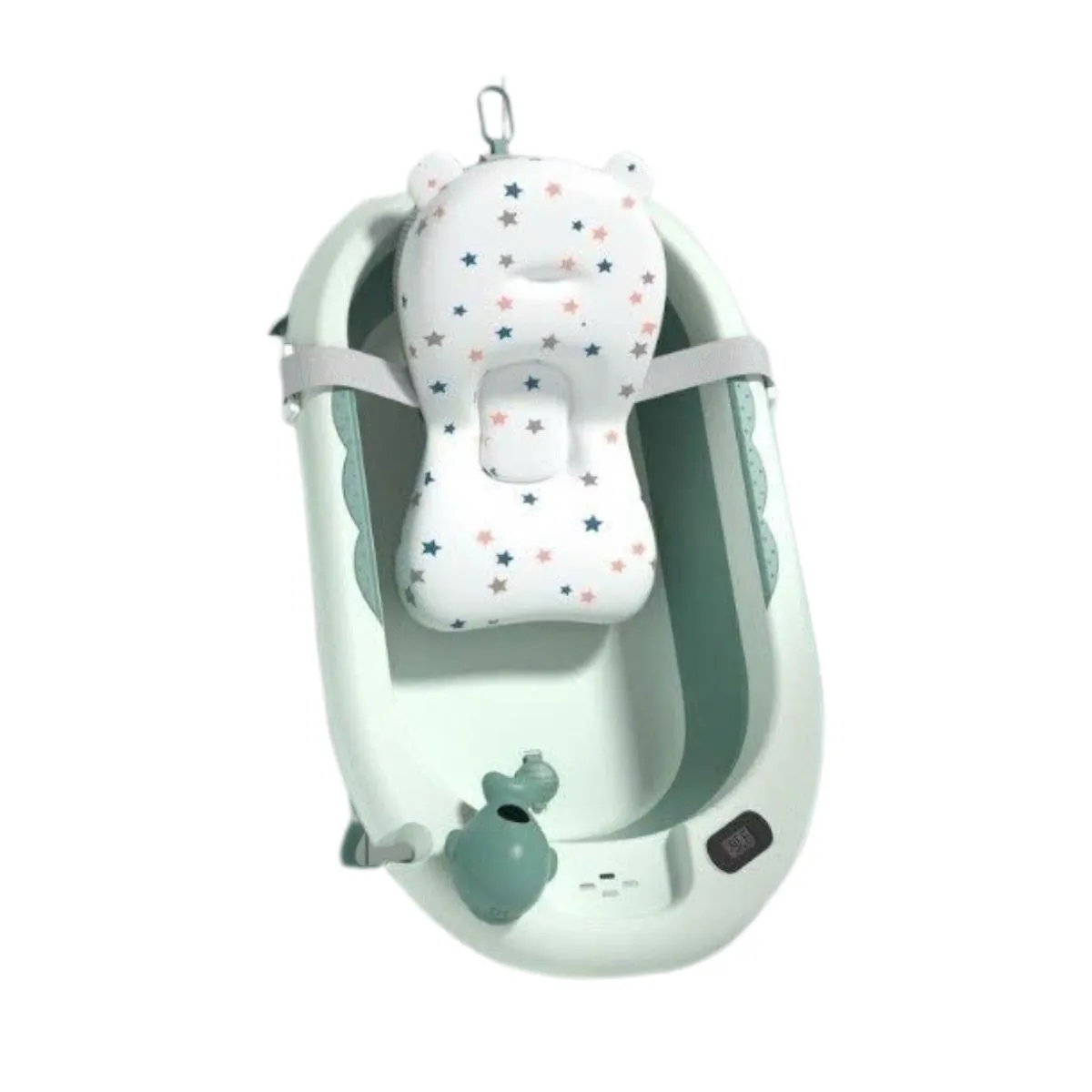 Chậu tắm gấp gọn Gluck Model GW - 01 kèm phao có nhiệt kế