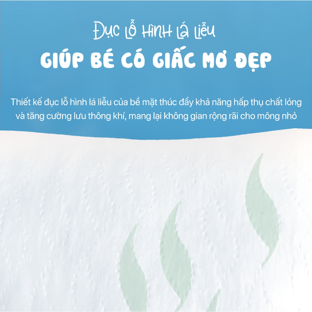 Bỉm quần Topgiakids B02 bảo vệ làn da của bé, đai chun đệm mây mềm mại, chống tràn tối đa