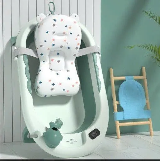 Chậu tắm gấp gọn Gluck Model GW - 01 kèm phao có nhiệt kế